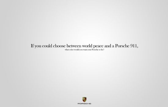 Những quảng cáo đỉnh cao của Porsche